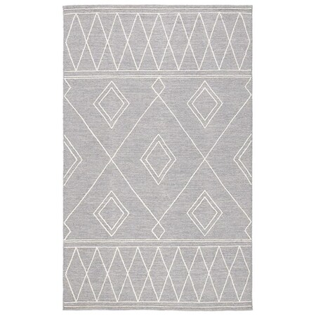 Safavieh 5 x 8 ft. Kilim 852F Hand Woven Rectangle Area Rug Grey & Ivory KLM852F-5